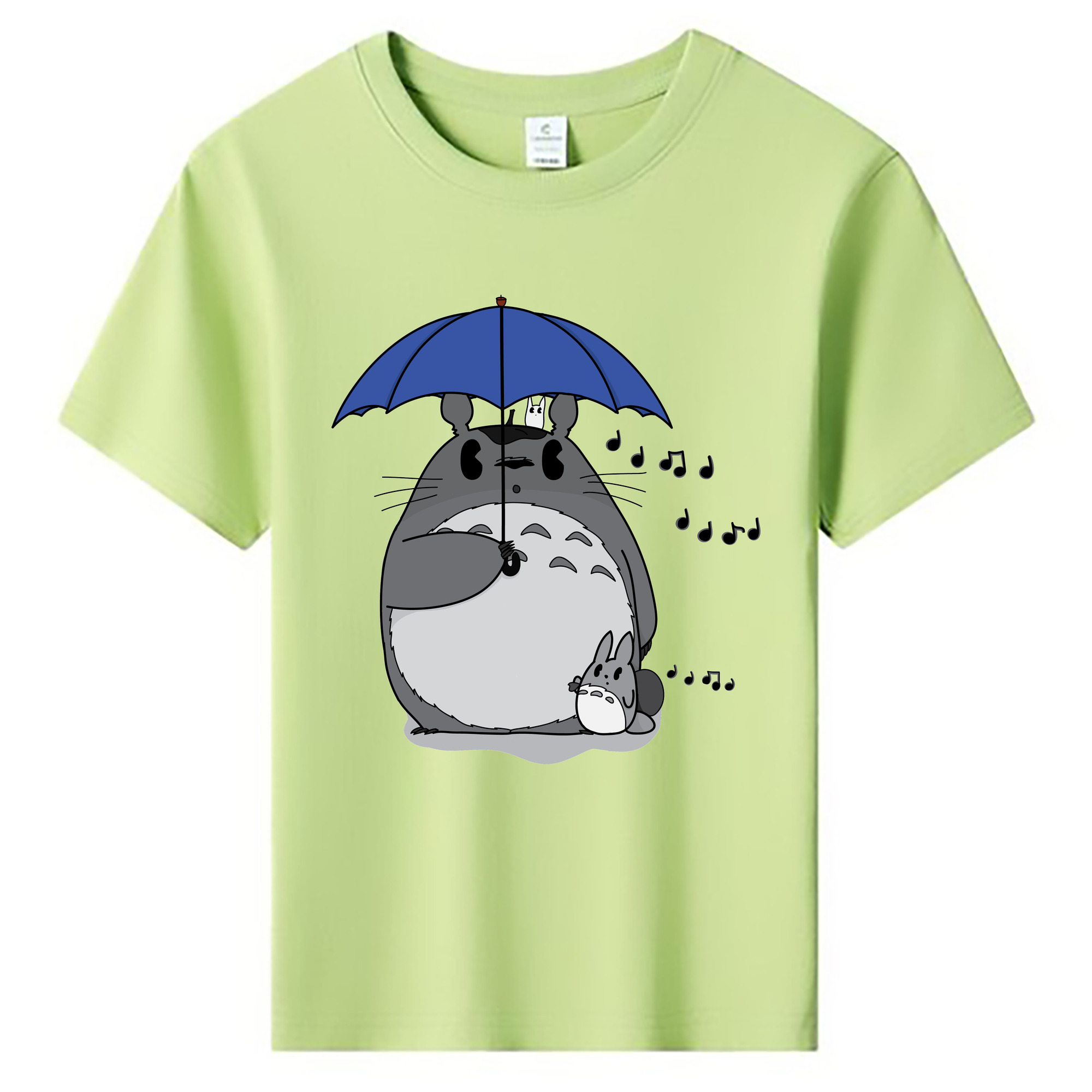 （画像用） となりのトトロ 草壁メイ 草壁サツキ My Neighbor Totoro Satsuki Kusakabe Mei Kusakabe 綿100％キッズTシャツ（フロントプリント）